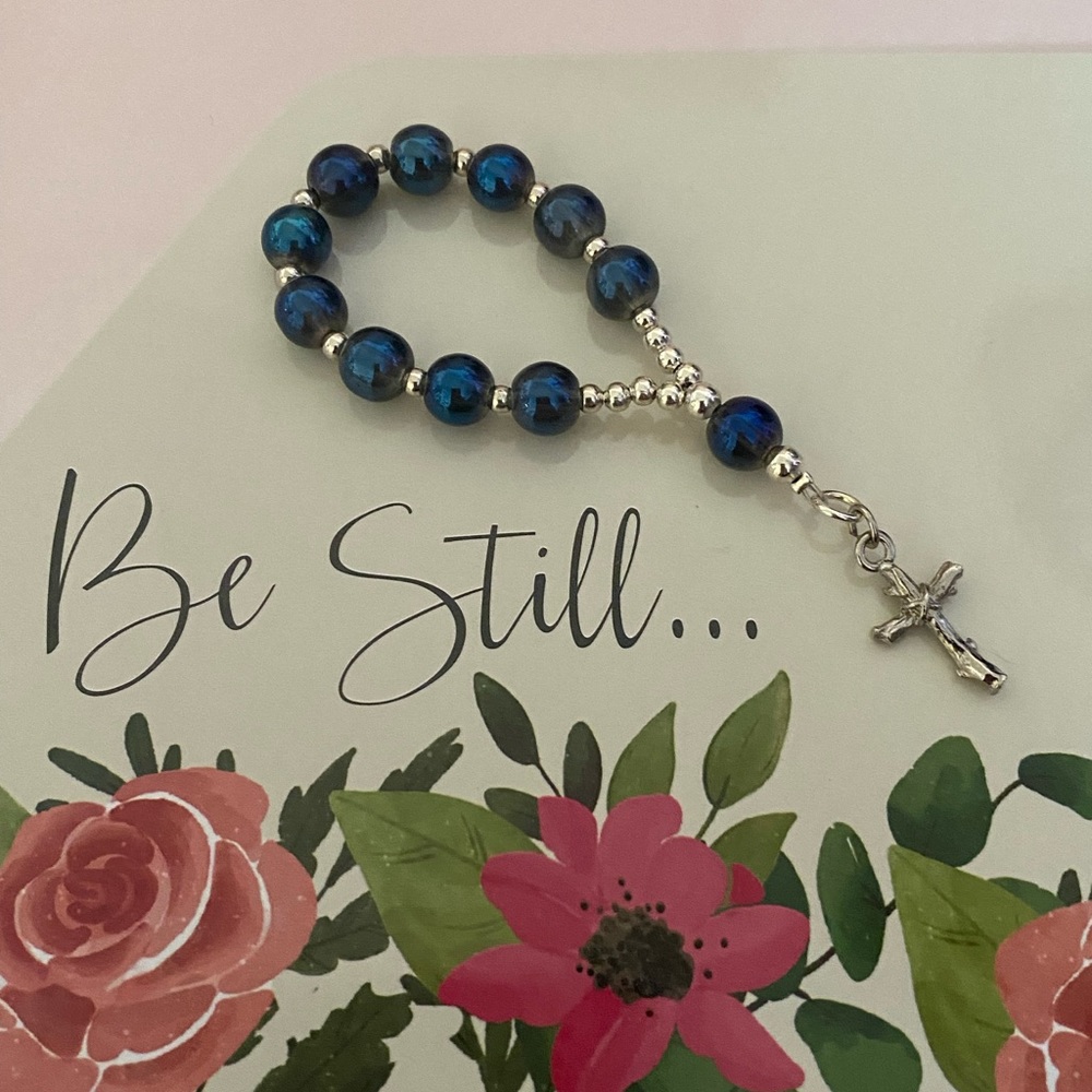 Mini Beaded Rosary
